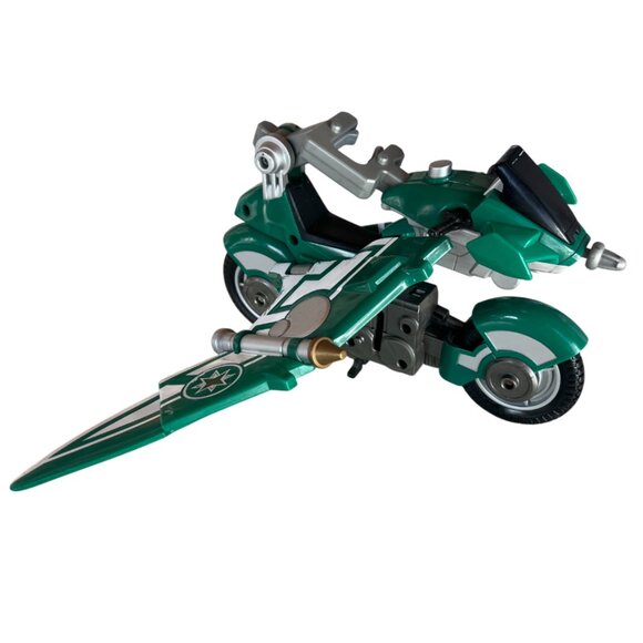 POWER RANGERS Ninja Storm Red & Green Glider Cycle. 2002 BANDAI - Picture 4 of 9